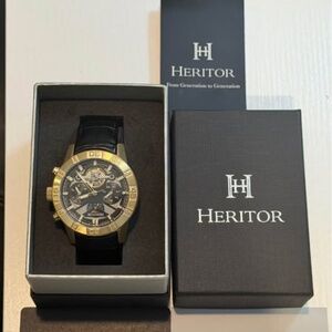 NWT Authentic HERITOR Automatic Men Watch